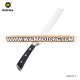 BLack Kitchen Bread Knife 8 INCH With ABS Handle